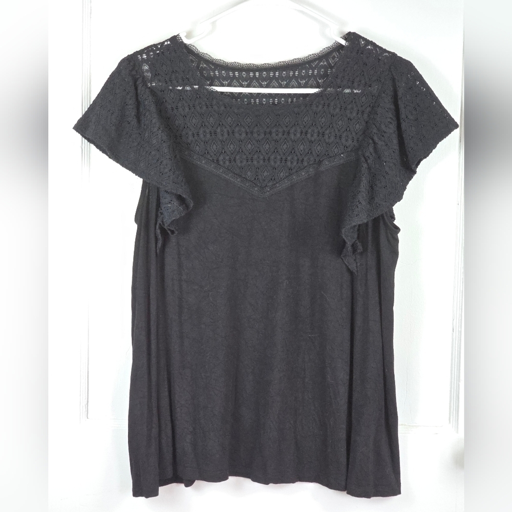 Torrid Lace Knit Top Size 00